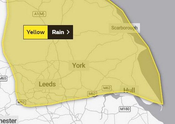 Hull to face a fortnights rain in 24 hours