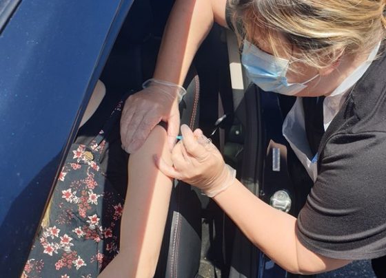 Drive-through clinics for routine vaccines