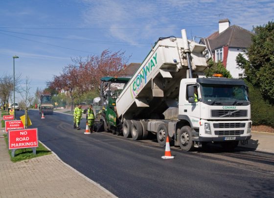 Resurfacing works across Grimsby