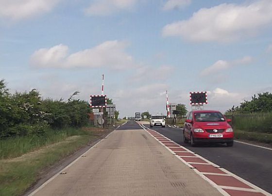 Pedestrian dies following train collision