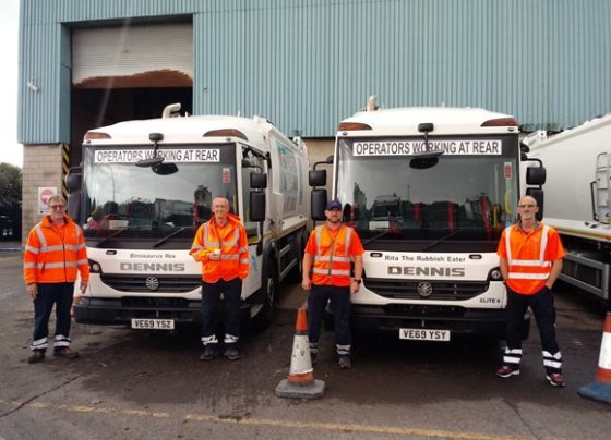 Local drawings to appear on new bin lorries