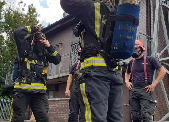 Fire crew battles serious blaze in Doncaster