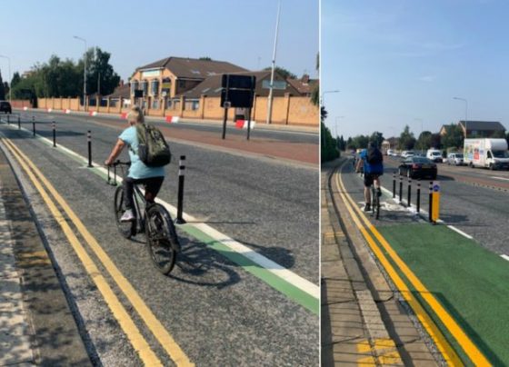 Cyclists urged to use cycle lanes as works continue in Hull