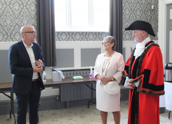 Local hero recognised at civic reception