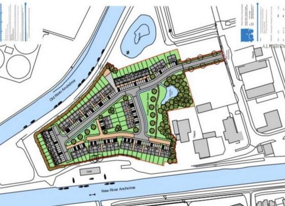 Plans to build 70 new homes