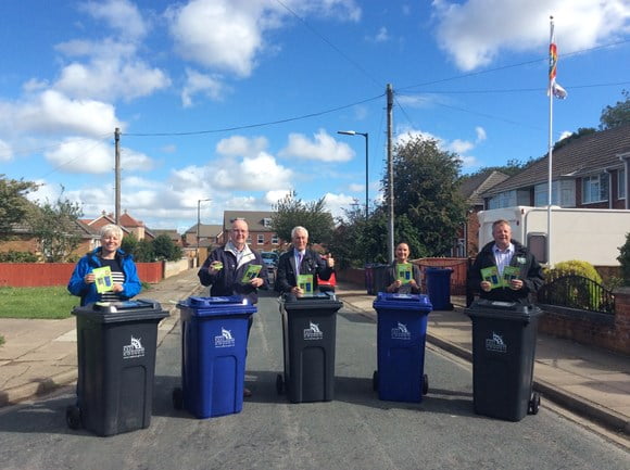 Council reports misuse of recycling bins