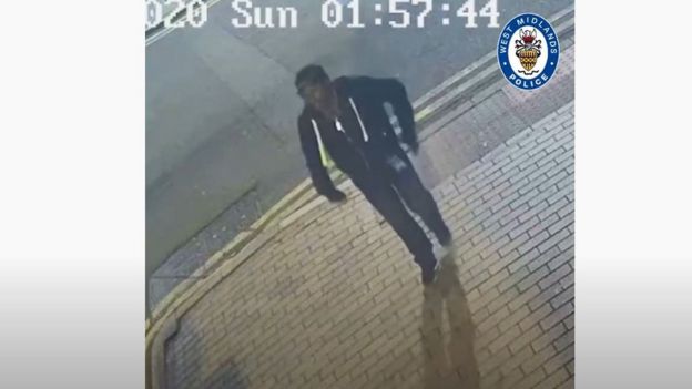 CCTV shows Birmingham stabbings suspect