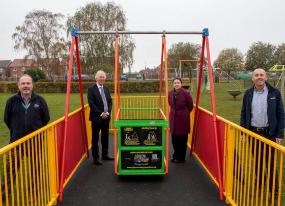 New swing helps disabled children play in Scunthorpe park
