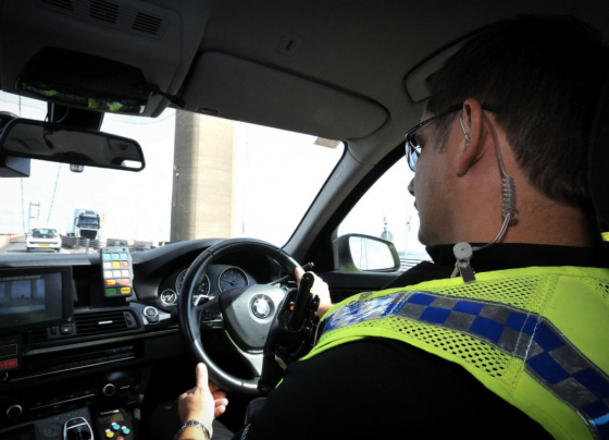 Armed officers and helicopter attend Grimsby house