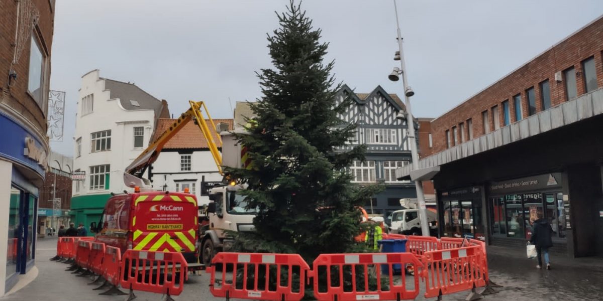 Christmas tree grimsby