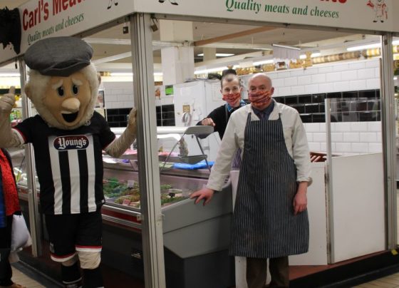 Mariners' new Grimsby market stalls to score highly with shoppers