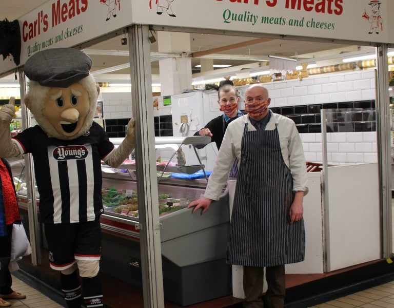 Mariners' new Grimsby market stalls to score highly with shoppers