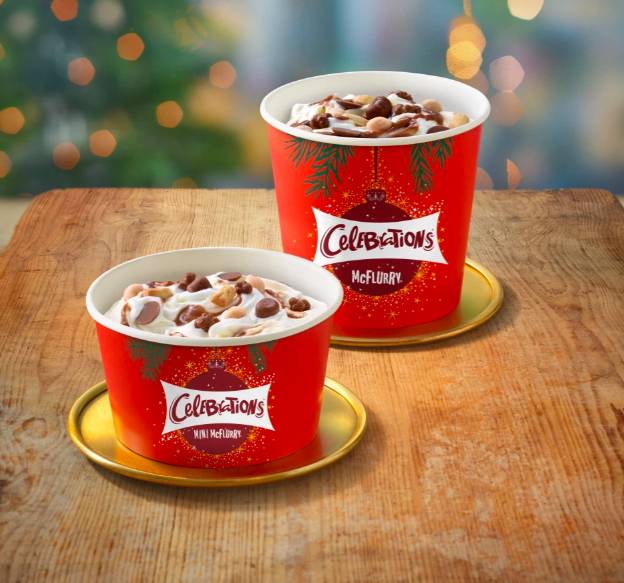 McDonald's unveils new Christmas menu