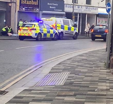 Man collapased in Grimsby