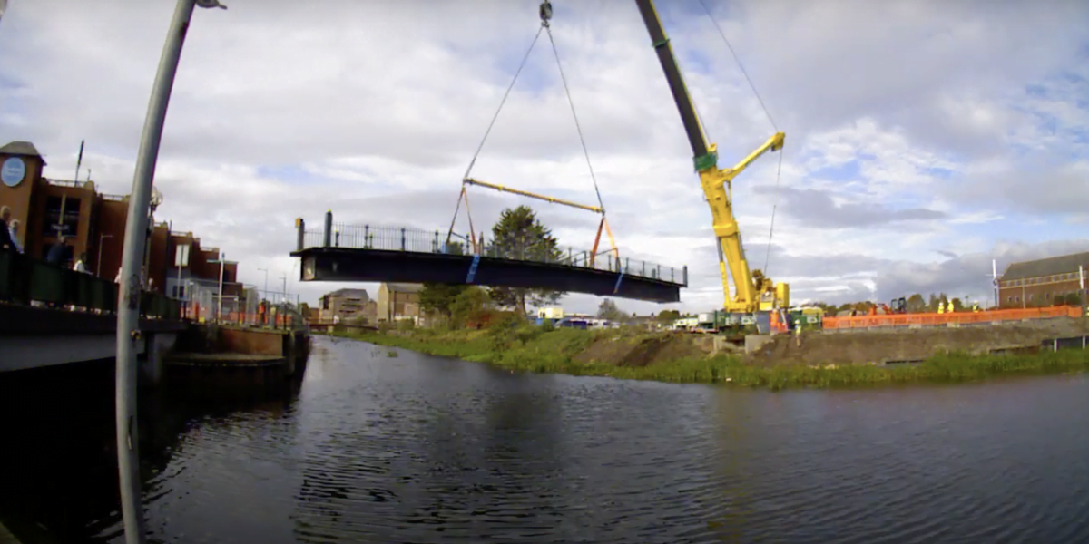 Garth lane project freshney bridge removal