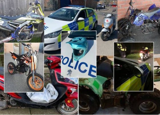 Motorbikes cause problems in Grimsby