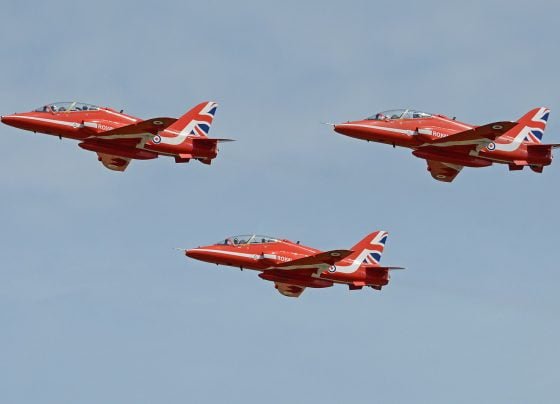 Red Arrows grounded after Hawk jet crash