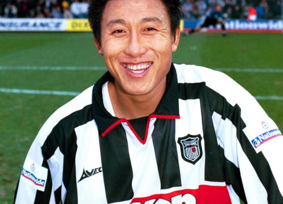 Former Grimsby Town FC player Zhang Enhua