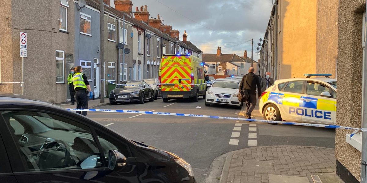 Rutland Street stabbing scene