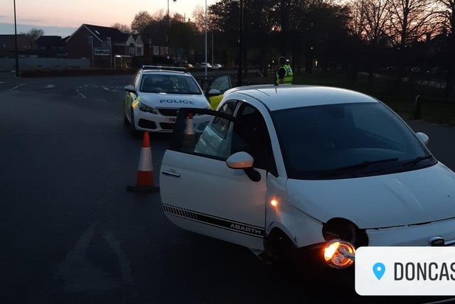 Police send driver to the cells following collision in Doncaster