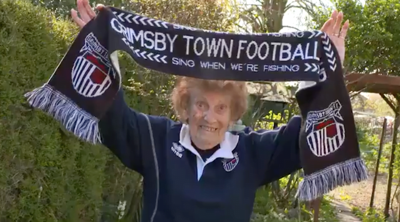 Grimsby Town FC fan Daphne