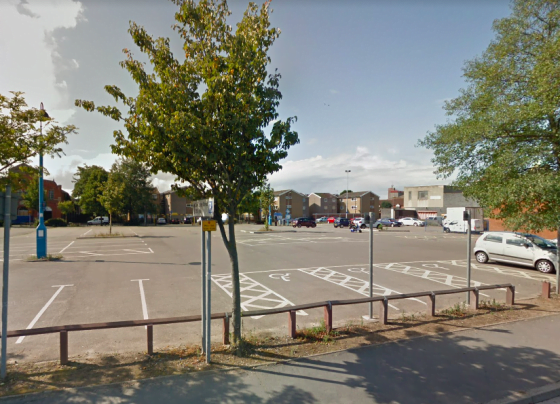 fly-tipping in garibaldi street car park