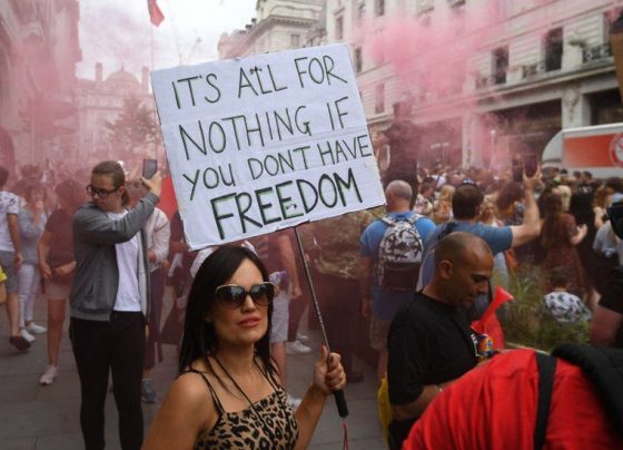 London protests