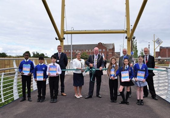 garth lane footbridge open