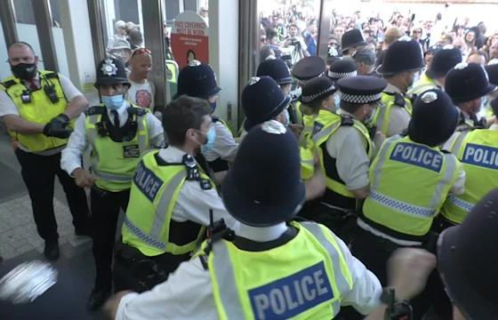 protests in London