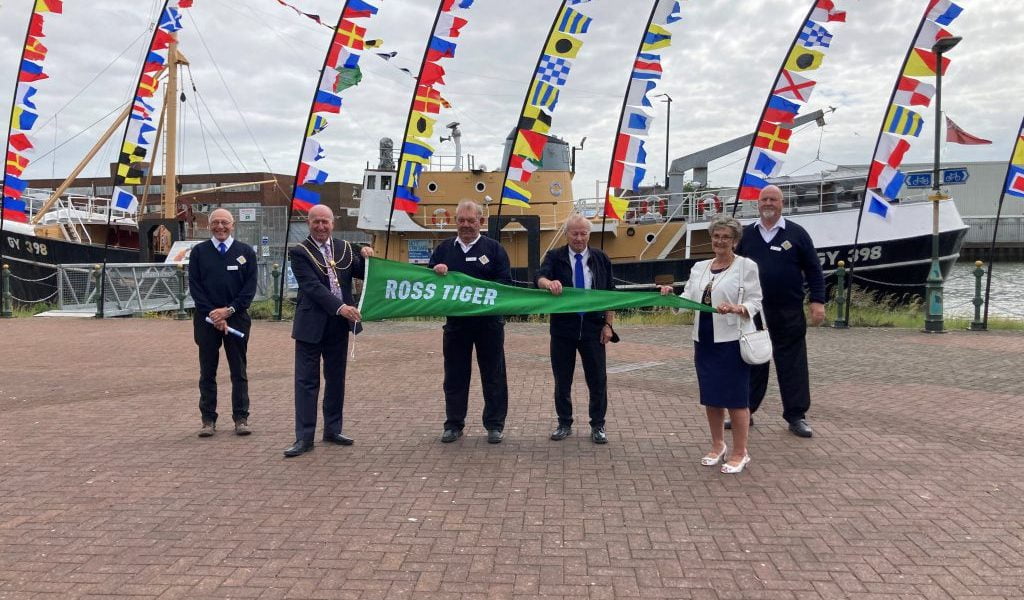 fishing heritage centre flags