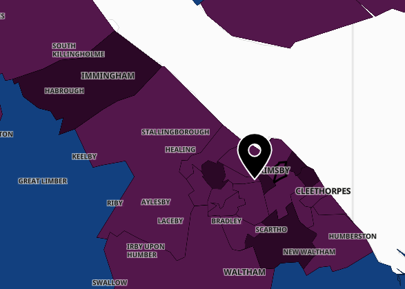 Cases of Covid-19 in North East Lincolnshire