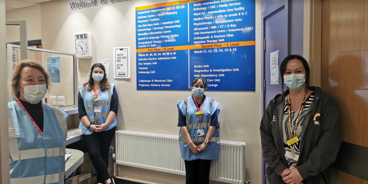 Grimsby hospital volunteers