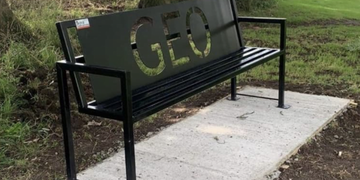 Barton memorial bench