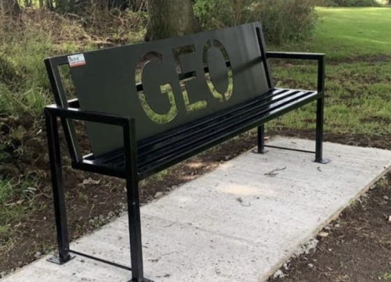Barton memorial bench