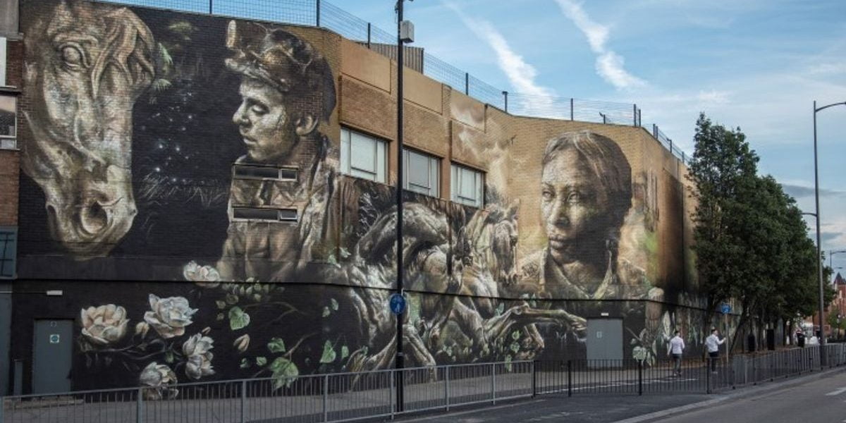 Doncaster street art mural