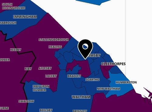 Cases of Covid-19 in North East Lincolnshire