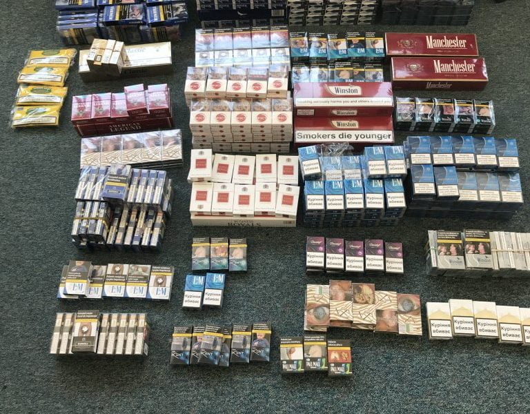 Illegal cigarettes in North East Lincolnshire