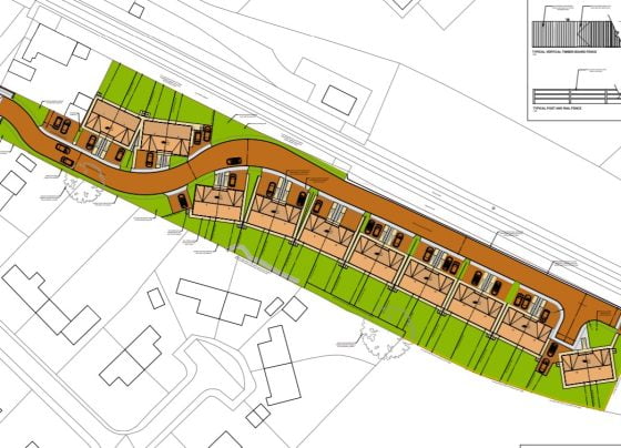 20 homes were planned to be developed near a railroad crossing in Stalinborough