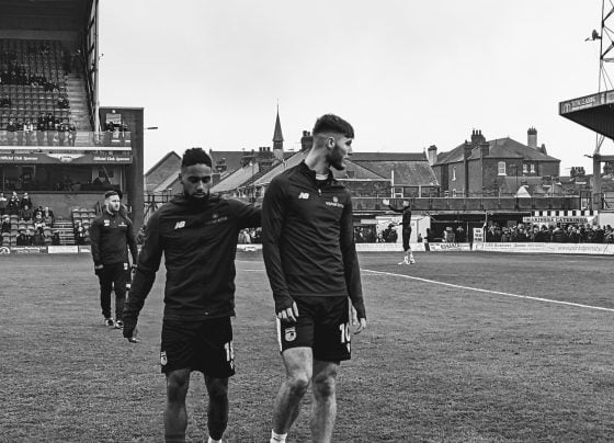 John McAtee and Erico Sousa during their warm-up