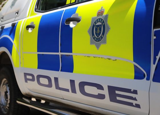 Police arrested the man after the crash