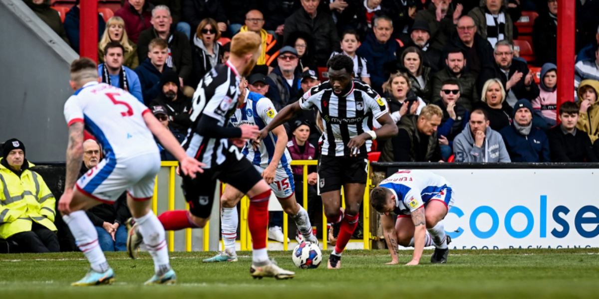 Grimsby Hartlepool match report
